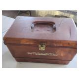 Vtg. Sewing Box with contents
