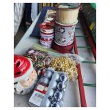 Fiber Iptic Tree, Snowman Wall Hanging,