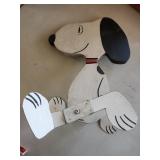 Handcrafted wooden Mechanical Whirligig Snoopy