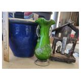 Glazed  Ceramic  planting Pot,  Vase