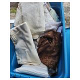 Sterilite Container, Fabric Batting, Fabric