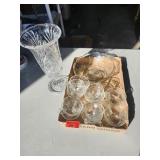 11 Anchor Hockings punch cups, Glass Bowl, Clear