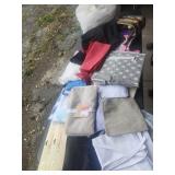 Hand woven Basket & Placemats, Towels,  Napkins
