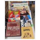 6 Games  , Goblet, Rumis,Jenna, Clue, Scrabble