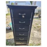 Vtg. Narrow Wood lingerie Chest