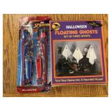 2 Spider-man Gliders & Set Of 3 Floating Ghosts