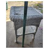 Wicker Side Table