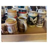Collection of Beer Steins