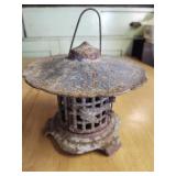 Japanese Cast-Iron Pagoda Garden Lantern