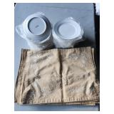 Totally Today 20 Small Saucers 8 Place Mats