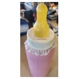 Large Baby Bottle Bank Plastic