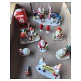 Christmas Figures,Porcelain Telephone Booth Figure