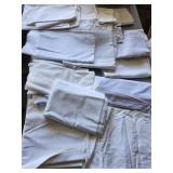 White Fabric Remnants& Pieces