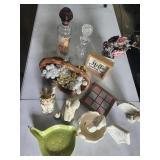 Vtg. Precious Moments Decor, 2 Decanters,