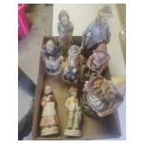 VTG. Hand Painted Porcelain Figures