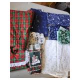 Christmas Tree Skirt ,Christmas Fabric Remnants