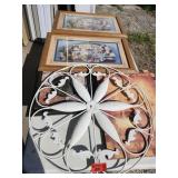 Metal wall hanging, God Bless The Hunny Pictures