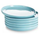 Teocera Dessert Plates set of 6 | 7.2 Inch Round
