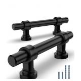 ELEBUILD 20Pack 3" Hole Center Bar Black Kitchen