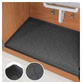 SIKADEER Under Sink Mat for Kitchen Waterproof,