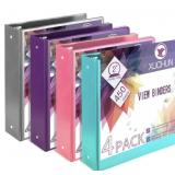 4Pack 2 Inch Round 3 Ring Binder View Binders