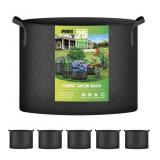 iPower 5-Pack 25 Gallon Plant Grow Bags