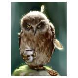 New WZVZGZ 300 Pieces, Animal Series/owl Poster