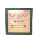 Rustic Wooden Square Picture Frame 12x12 - Green
