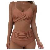 New SUUKSESS Women Wrap Bikini Set Push Up High