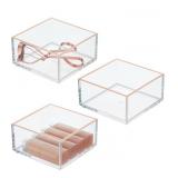 New mDesign Plastic Beauty Organizer Bin for