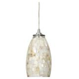 Kira Home Coast 9" Modern Oval Mini Pendant Light
