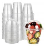 Lilymicky [200 PACK] 9oz Clear Plastic Cups With