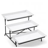 Yedio 3 Tier Serving Tray Set Porcelain Tiered
