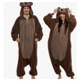 New Sherpa Bear Adult Onesie - Animal Halloween