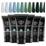 modelones Poly Nail Gel Set, 6 Colors Lost Forest