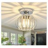 YYJLX Modern Semi Flush Mount Ceiling Light