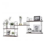 New RICHER HOUSE 5-Tier Floating Shelves with