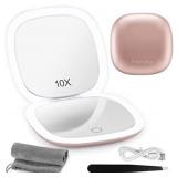 Funtopia Compact Mirror, 1X/10X Magnifying Mirror