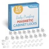 Vmaisi Baby Proofing Magnetic Cabinet Locks (16