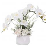 LESING Artificial Ochid Flowers Fake Faux Orchid