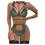 New Avidlove Lace Garter Lingerie Set with