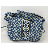 New Vera Bradley Linsay Purse	Riveria Blue Flat,