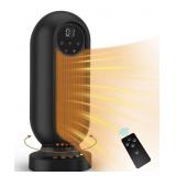 Infray Space Heater, 1500W Oscillating Ceramic