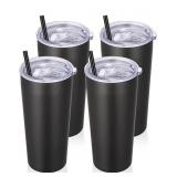 DOMICARE Stainless Steel Tumbler with Lid and