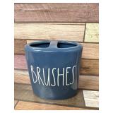 New Rae Dunn toothbrush holder, blue
