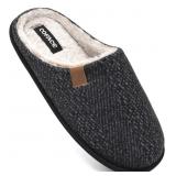 COFACE Mens Womens Cozy Memory Foam Scuff
