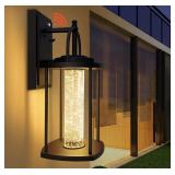 CINOTON Dusk to Dawn Outdoor Light with Crystal