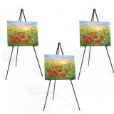Instant Display Easel Stand, 63" Collapsible