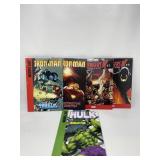 New Lot Of 5 Marvel Age Books (Iron Man,Hulk &