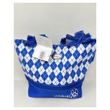 New 	Brand:  Donna Sharp UK Blue Argyle Medium